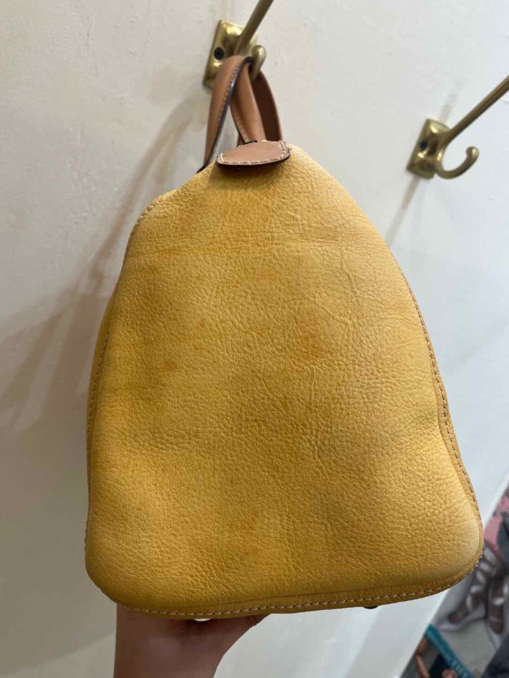 Carolina Herrera Andy 7 Yellow Handbag - Picture 5 of 12